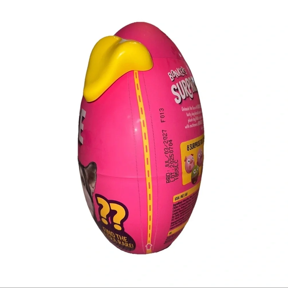 Bonkers Surprise Dog Toy‎ + Treat Egg – NEW Sealed – Exp 7/3/27